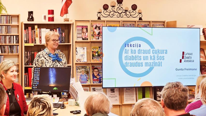 Lekcija “Ar ko draud cukura diabēts un kā šos draudus mazināt”